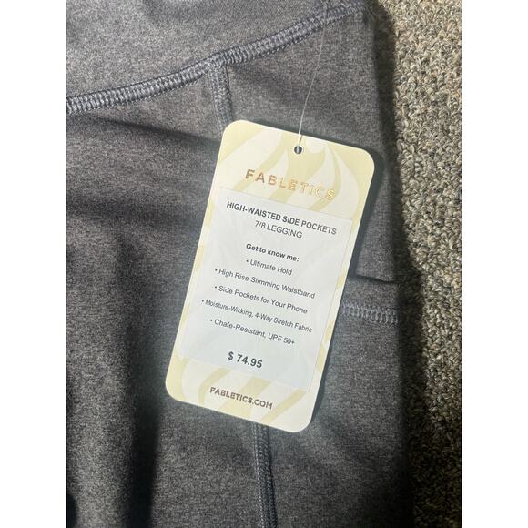NWT Fabletics High-Waisted Side Pocket 7/8 Leggings - Picture 6 of 6